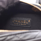 Chanel Shoulder Bag Quilted Mini Bowling 2-Way Black Lambskin — view 4