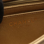 Chanel Shoulder Bag Mini Quilted 20 Gold Leather Mini Icon Charm Chain — view 4