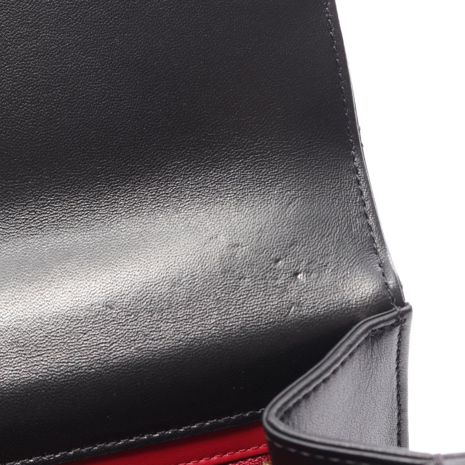 Chanel Shoulder Bag Quilted Black Lambskin Mini Chain — view 6