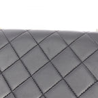 Chanel Shoulder Bag Quilted Black Lambskin Mini Chain — view 8