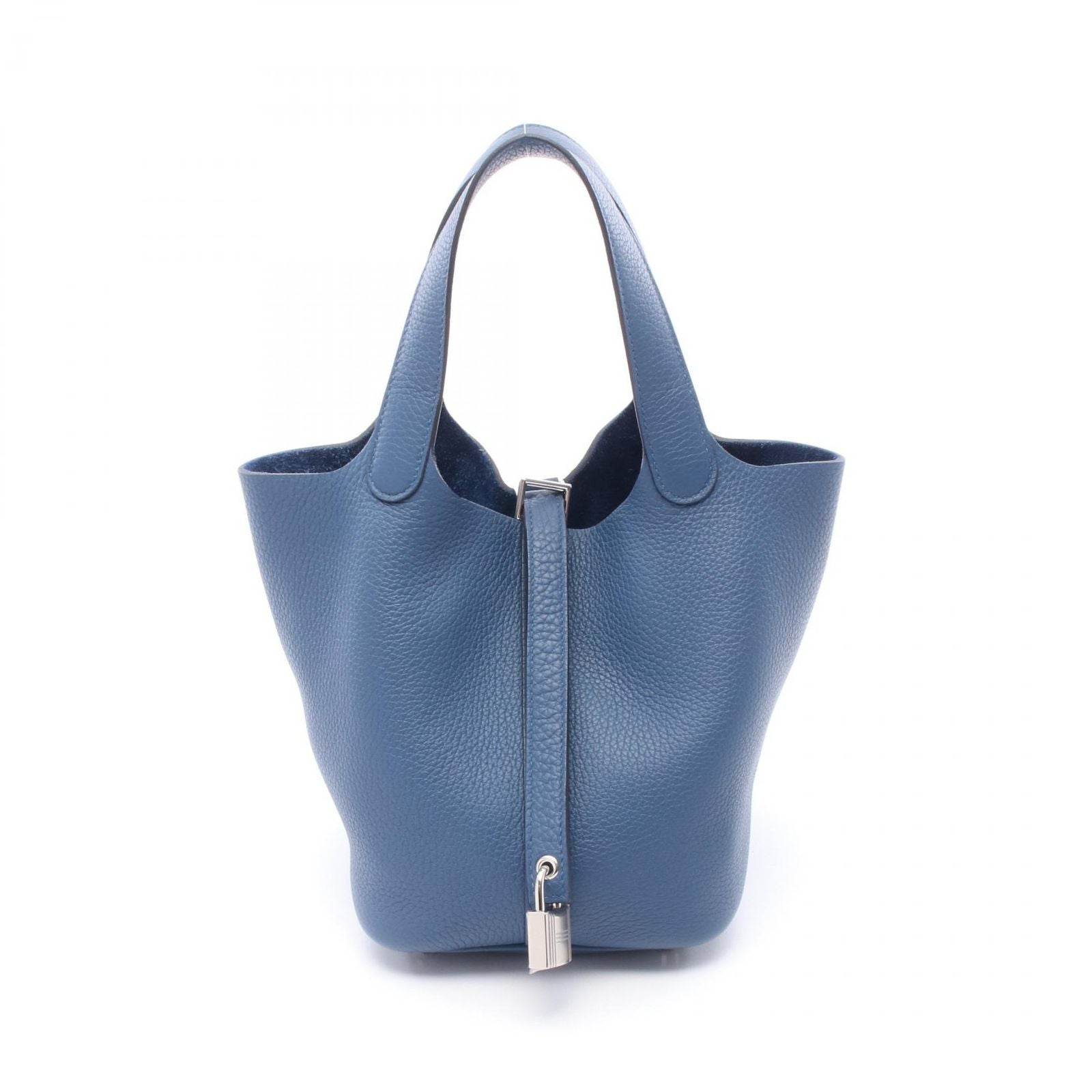 Hermes Handbag Picotin Lock PM Blue Thailand Leather