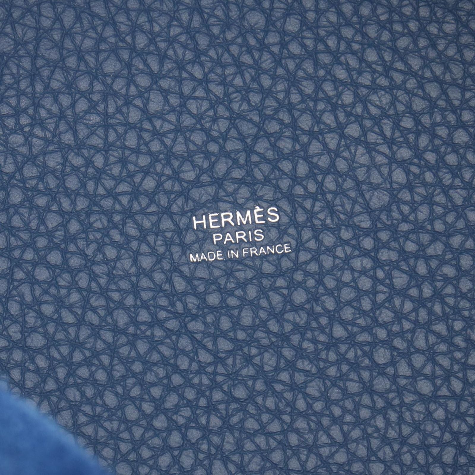Hermes Handbag Picotin Lock PM Blue Thailand Leather — view 4