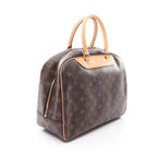 Louis Vuitton Handbag Deauville Bowling Vanity Monogram Canvas Leather — view 2