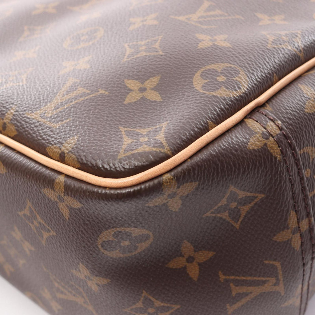 Louis Vuitton Handbag Deauville Bowling Vanity Monogram Canvas Leather — view 9