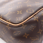 Louis Vuitton Handbag Deauville Bowling Vanity Monogram Canvas Leather — view 9