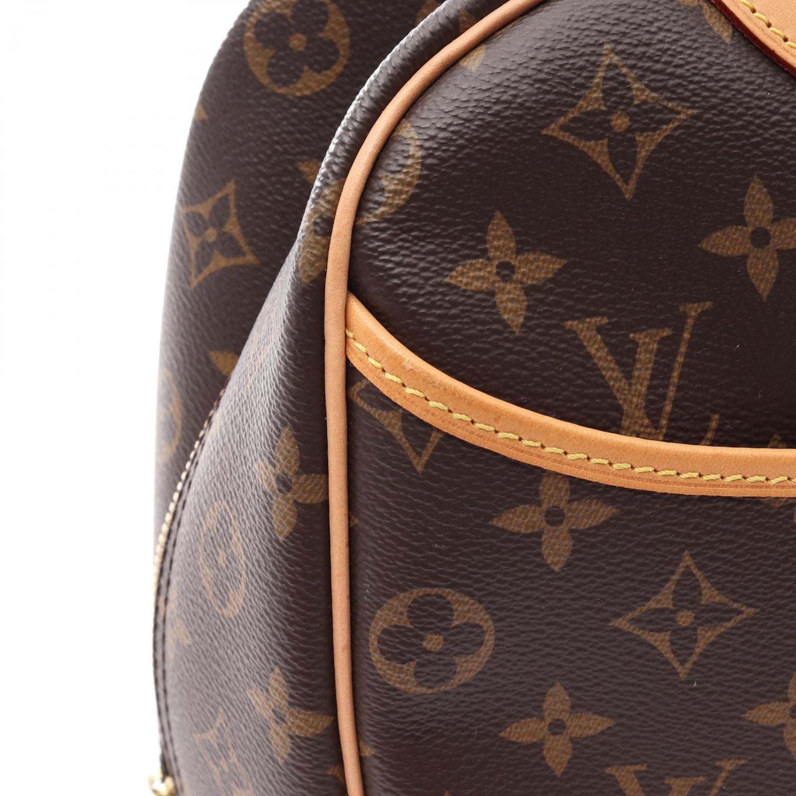 Louis Vuitton Handbag Deauville Bowling Vanity Monogram Canvas Leather — view 7