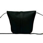 Saint Laurent Vintage Logo Leather Mini Shoulder Bag Black — view 3