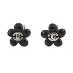 Chanel Earrings CC Logo Camellia 05