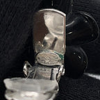 Chanel Earrings CC Logo Camellia 05 — view 8
