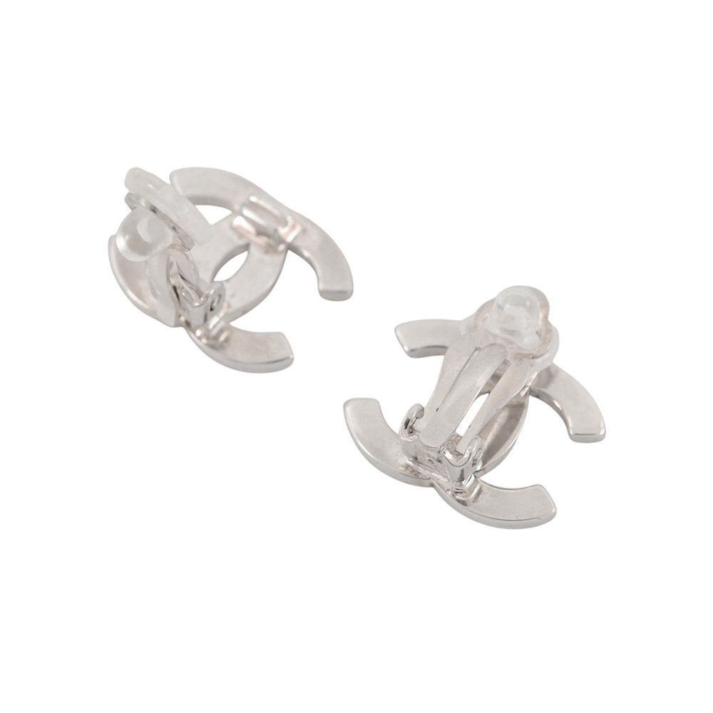 Chanel Earrings CC Logo Metal 98 a — view 3