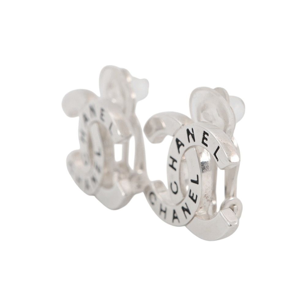 Chanel Earrings CC Logo Metal 98 a — view 2