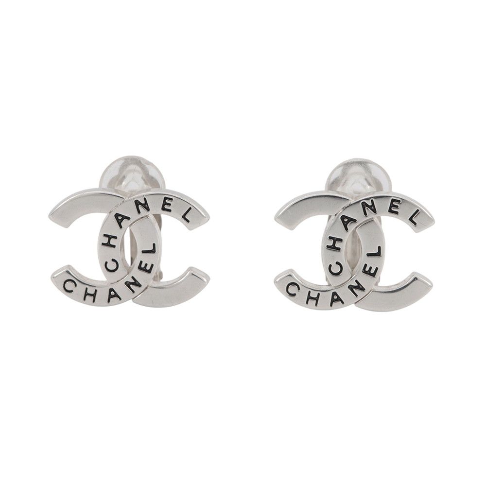Chanel Earrings CC Logo Metal 98 a