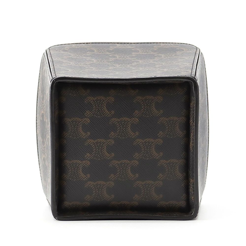 Celine Handbag Triomphe Strap Box Leather — view 3