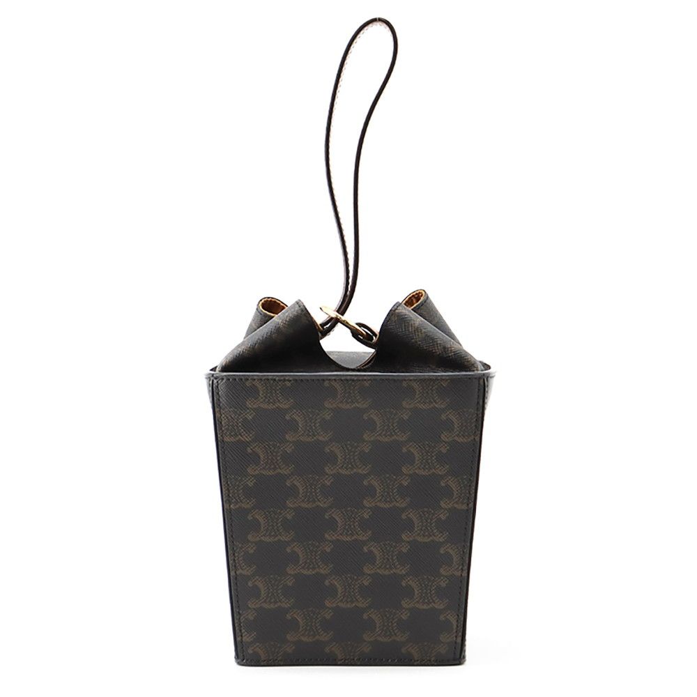 Celine Handbag Triomphe Strap Box Leather