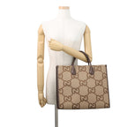 Gucci Tote Jumbo GG Canvas Leather 2-Way — view 4