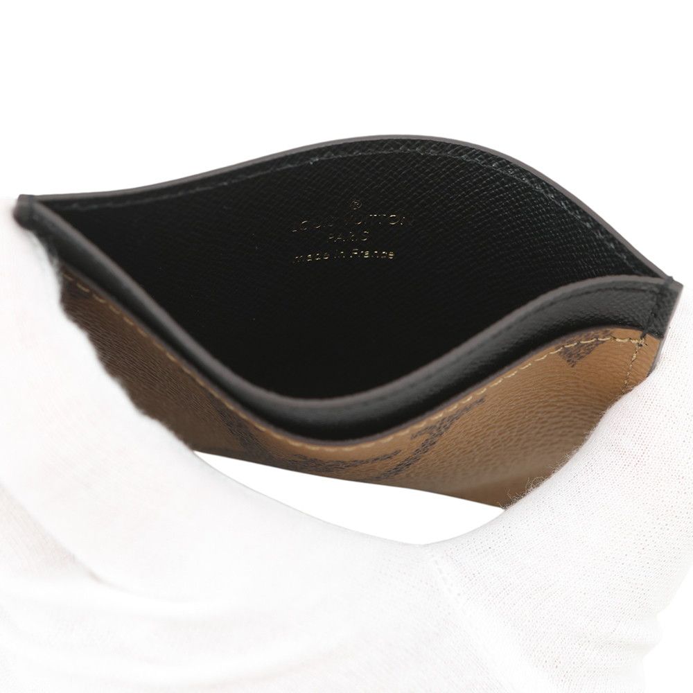 Louis Vuitton Card Case Monogram Reverse Holder LV Side — view 4