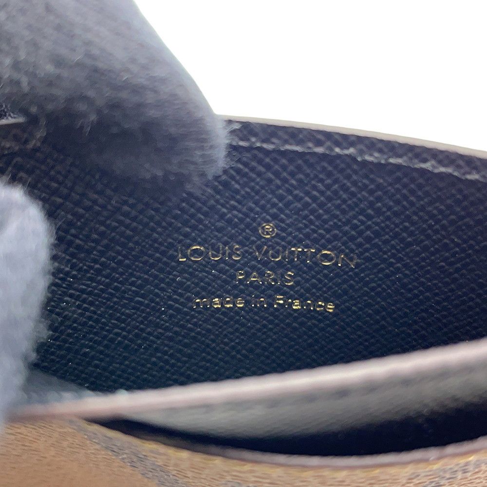 Louis Vuitton Card Case Monogram Reverse Holder LV Side — view 7