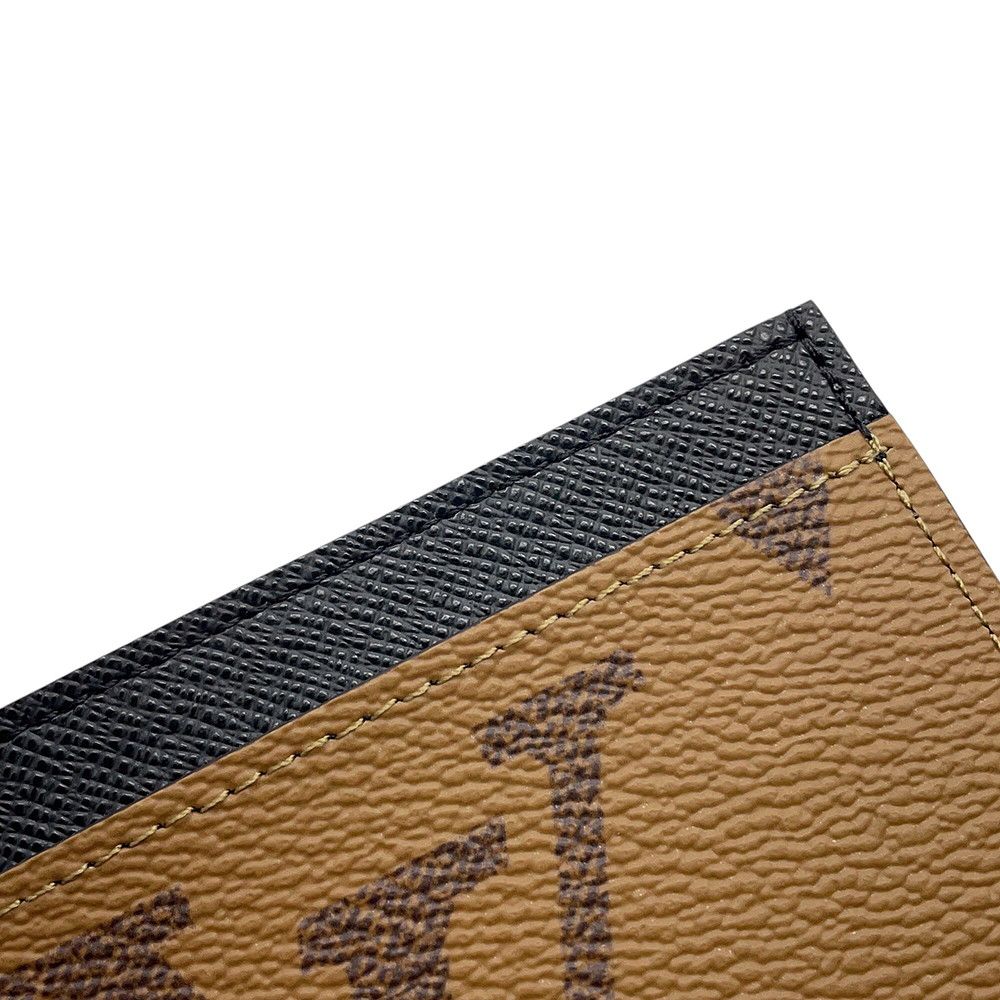 Louis Vuitton Card Case Monogram Reverse Holder LV Side — view 6