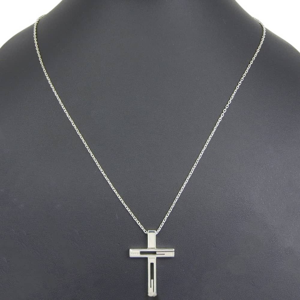 Gucci Cross 925 Sterling Silver Necklace — view 2