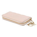 Dior Wallet Cannage Lady Voyageur Lambskin Handbag — view 2