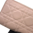 Dior Wallet Cannage Lady Voyageur Lambskin Handbag — view 5