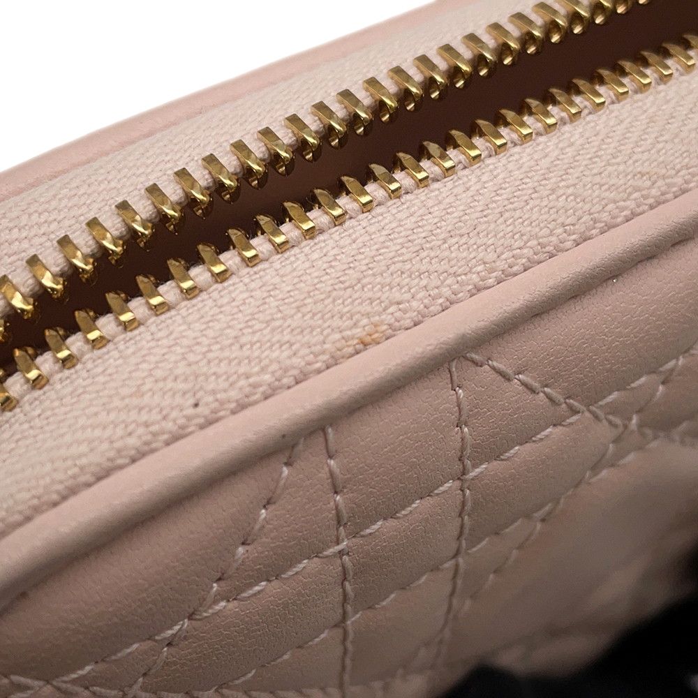 Dior Wallet Cannage Lady Voyageur Lambskin Handbag — view 6