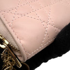 Dior Wallet Cannage Lady Voyageur Lambskin Handbag — view 7
