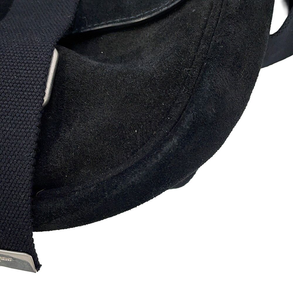 Saint Laurent Paris Shoulder Bag Suede Black — view 7