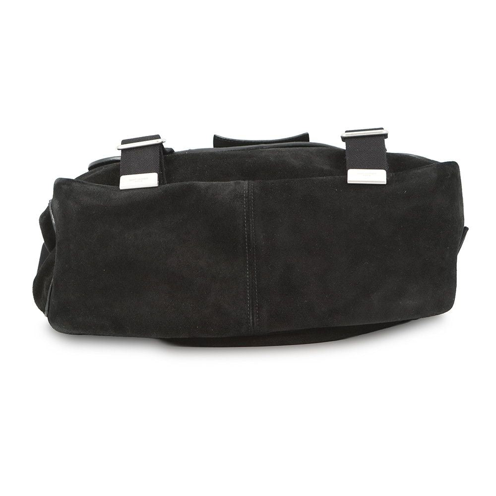 Saint Laurent Paris Shoulder Bag Suede Black — view 3