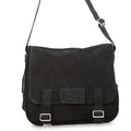 Saint Laurent Paris Shoulder Bag Suede Black