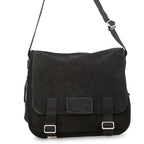 Saint Laurent Paris Shoulder Bag Suede Black