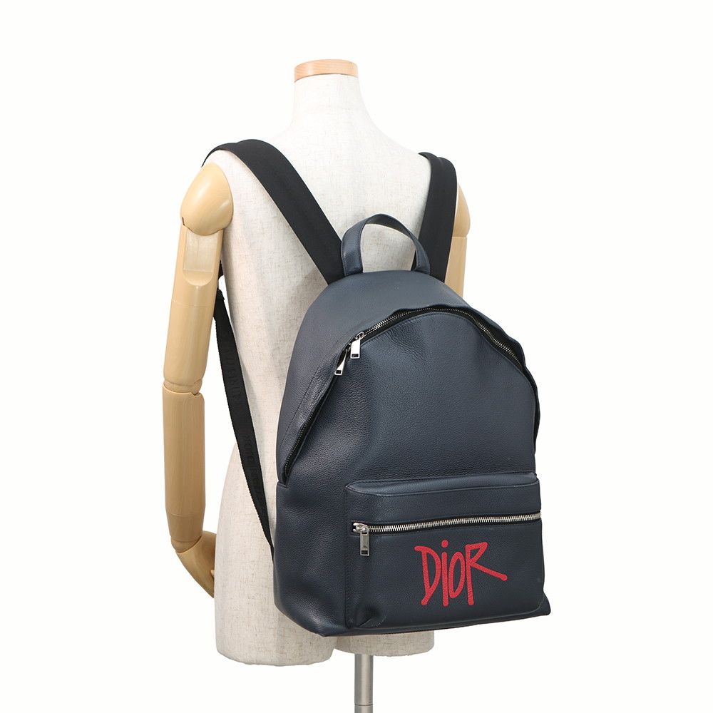 Dior Backpack Stussy Collaboration Leather — view 4