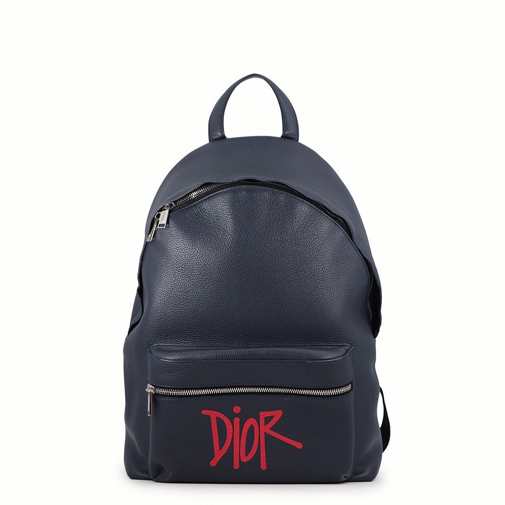 Dior Backpack Stussy Collaboration Leather