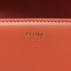 Celine Shoulder Bag Teen Triomphe Coral Orange Leather — view 4