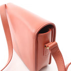 Celine Shoulder Bag Teen Triomphe Coral Orange Leather — view 9