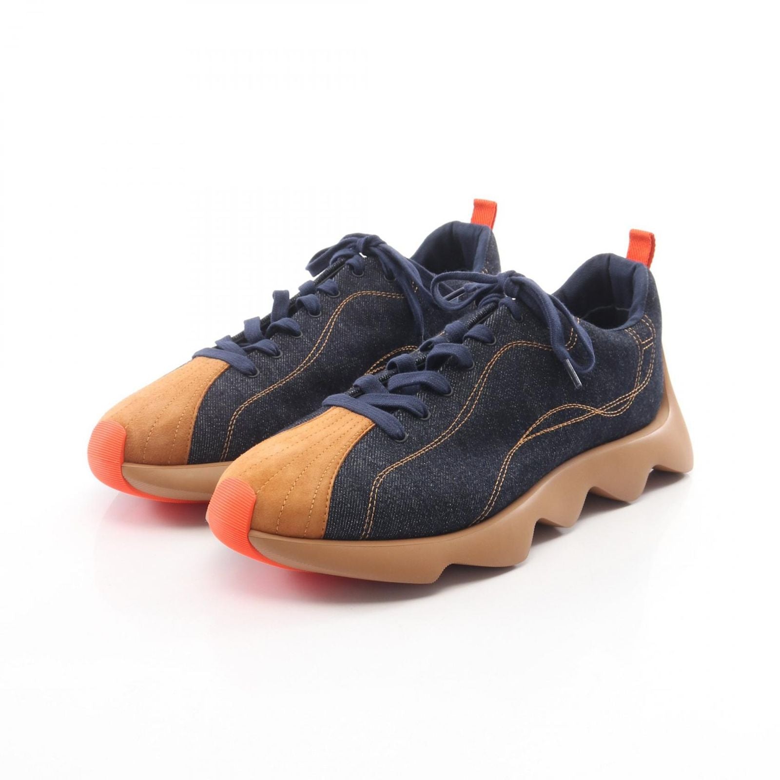 Hermes Sneakers Envol Denim Suede