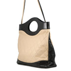 Chanel Quilted CC Logo 31 Large 2-Way Shoulder Bag Black — view 2