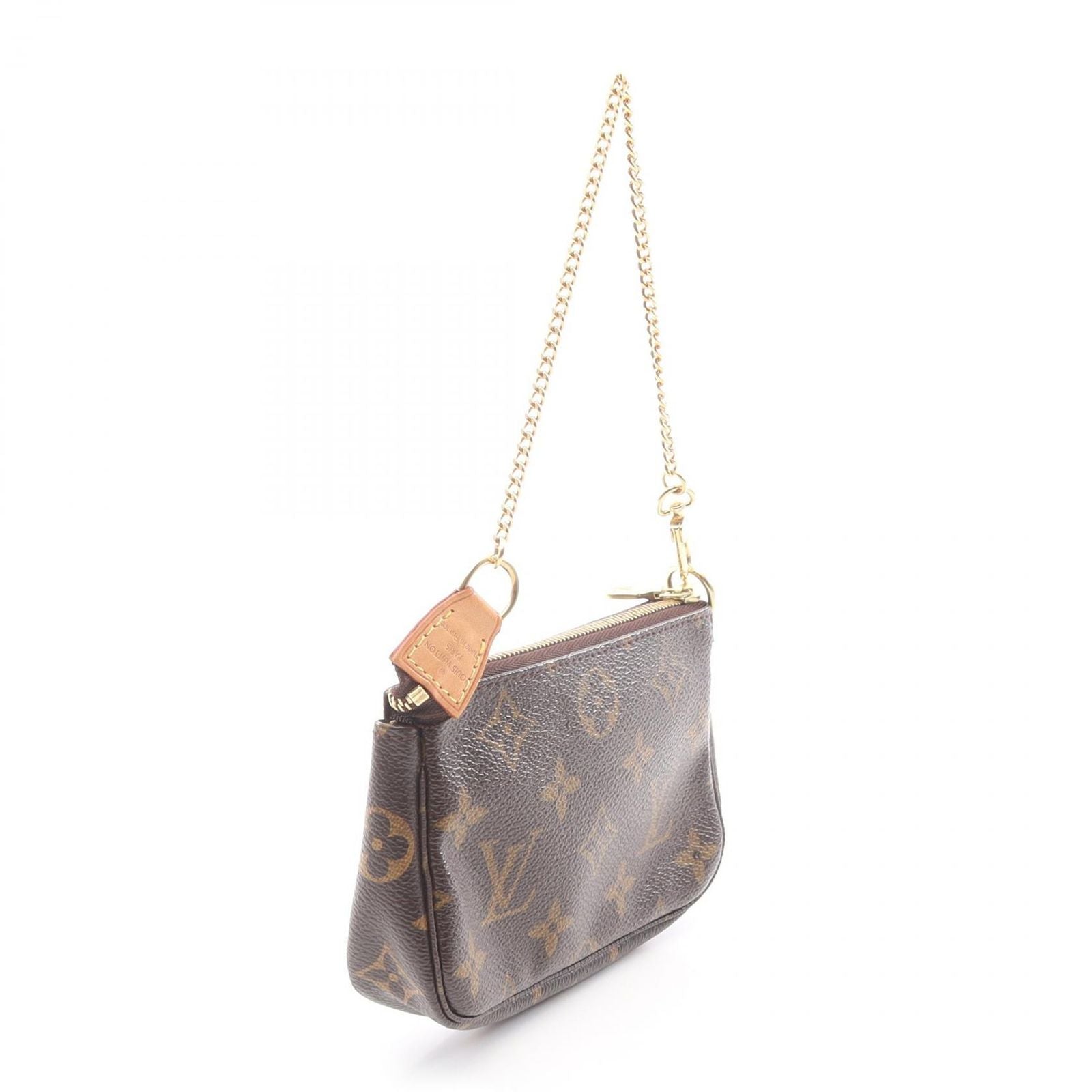 Louis Vuitton Handbag Mini Pochette Accessoire Monogram T&b Canvas Leather T&b — view 2