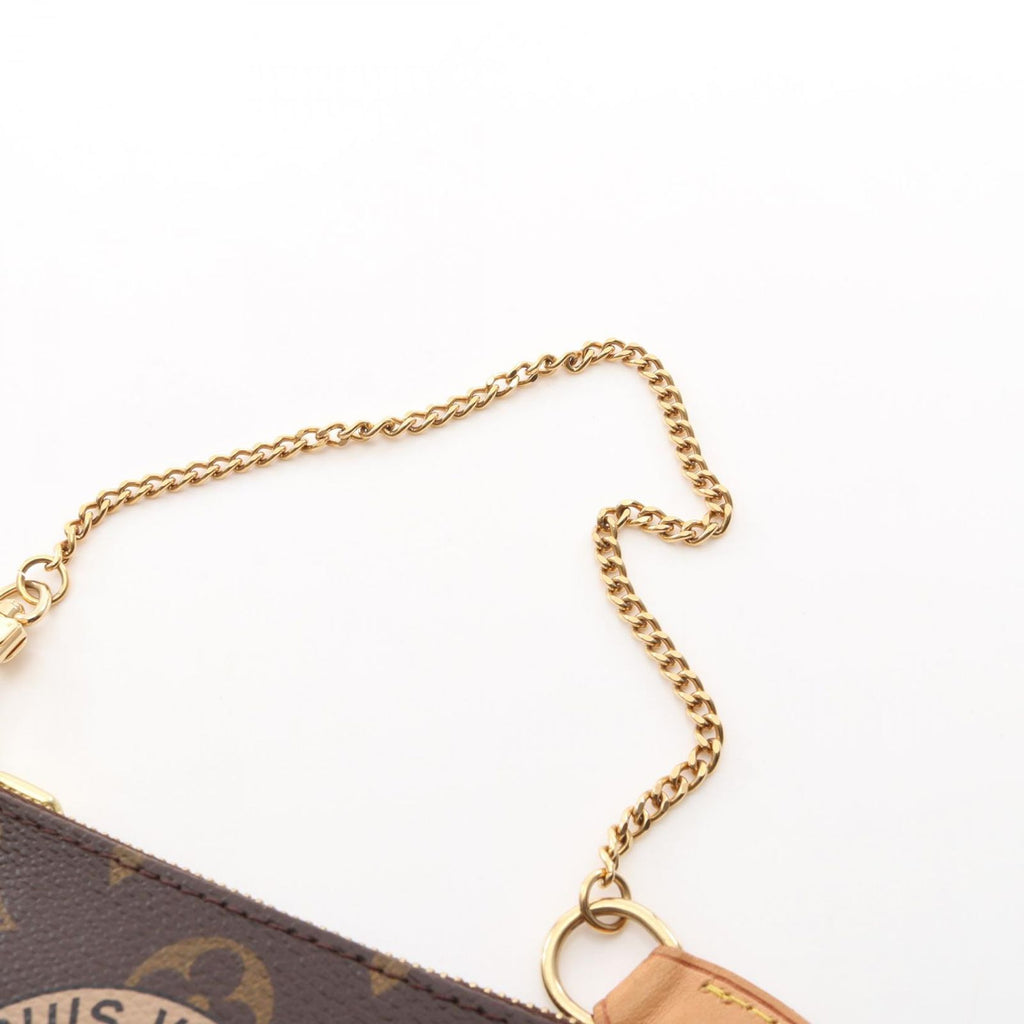 Louis Vuitton Handbag Mini Pochette Accessoire Monogram T&b Canvas Leather T&b — view 7