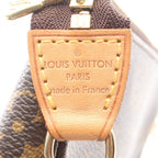 Louis Vuitton Handbag Mini Pochette Accessoire Monogram T&b Canvas Leather T&b — view 4