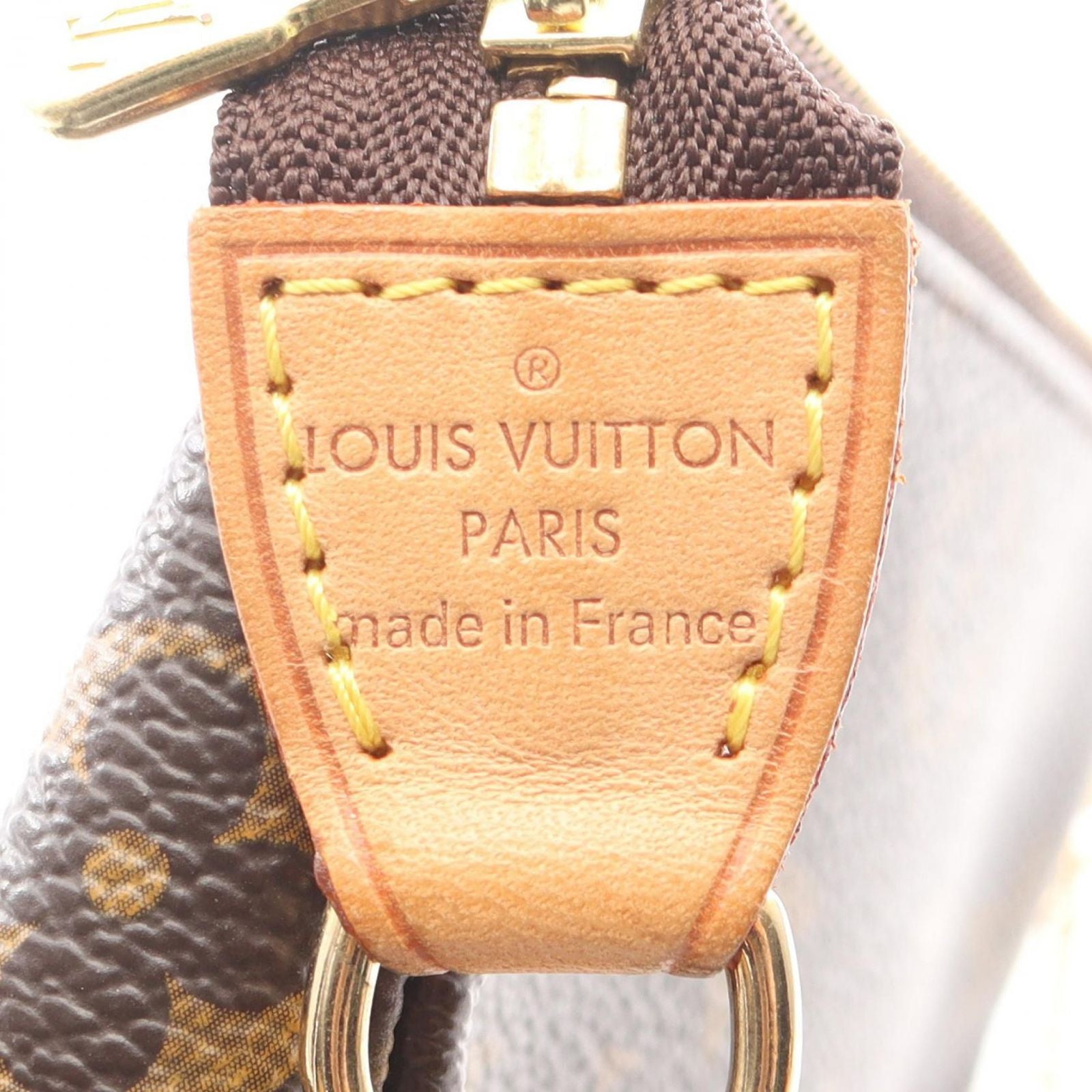 Louis Vuitton Handbag Mini Pochette Accessoire Monogram T&b Canvas Leather T&b — view 4