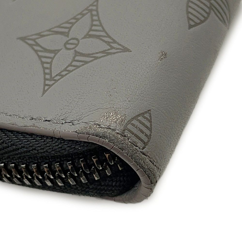 Louis Vuitton Wallet Monogram Shadow Zippy Vertical Black Zip Around — view 6