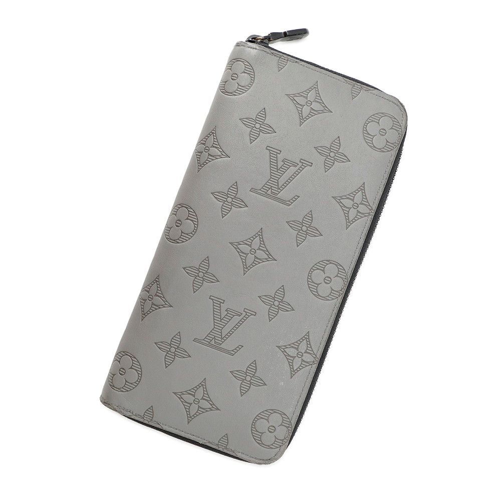 Louis Vuitton Wallet Monogram Shadow Zippy Vertical Black Zip Around