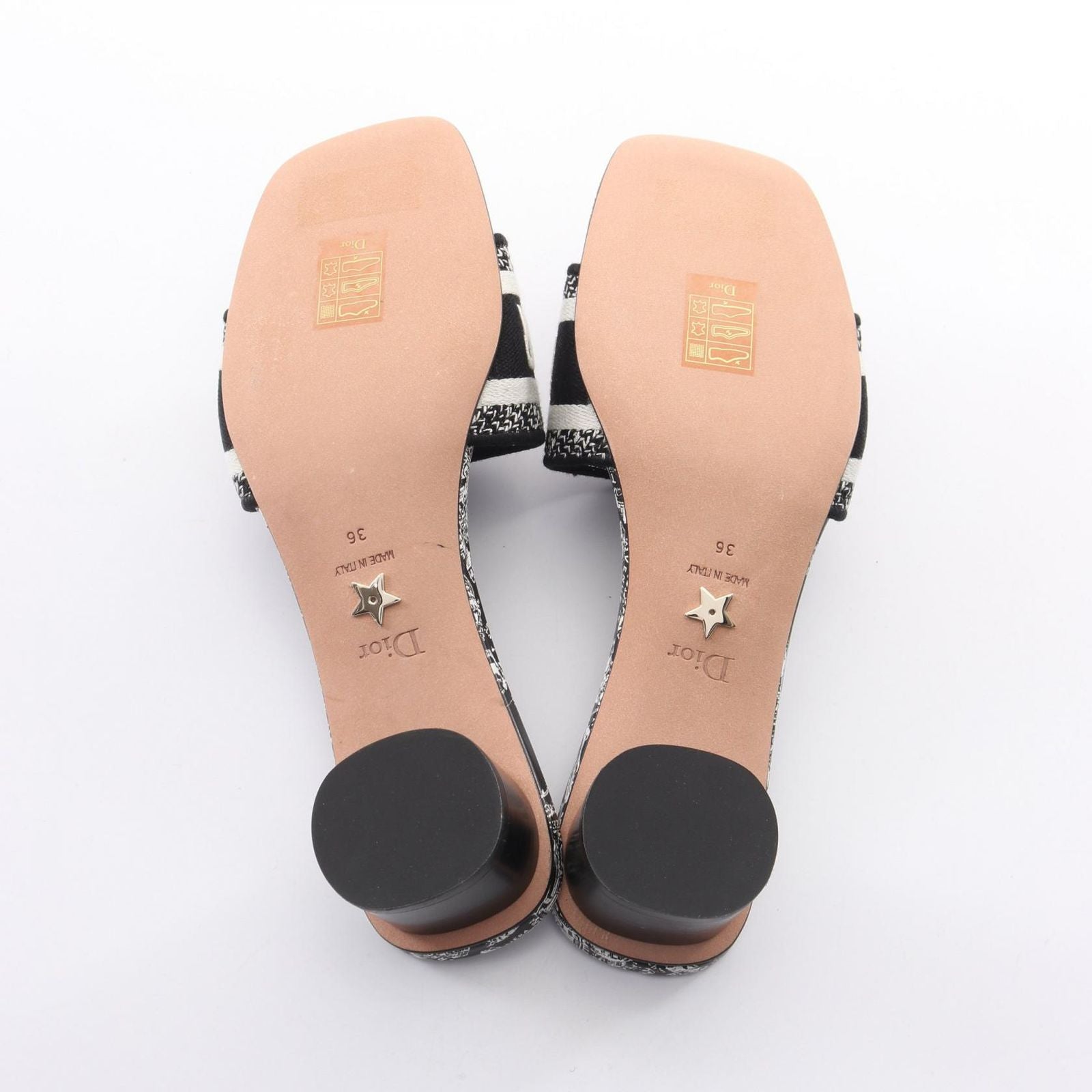 Dior Mules Dway Canvas Shoes — view 4