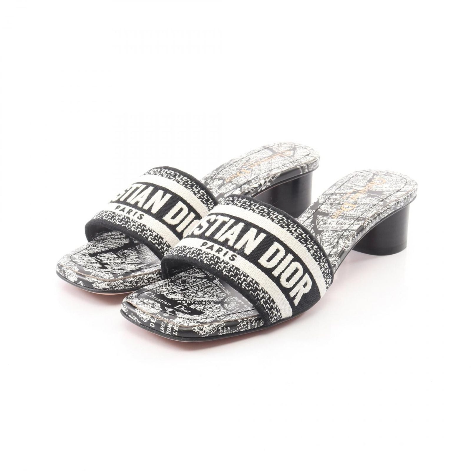 Dior Mules Dway Canvas Shoes