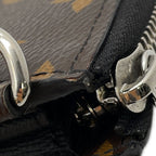 Louis Vuitton Wallet Monogram Macassar Zippy Dragonne Black — view 9