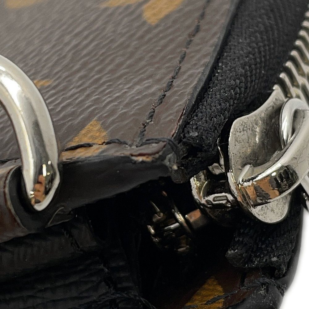 Louis Vuitton Wallet Monogram Macassar Zippy Dragonne Black — view 9