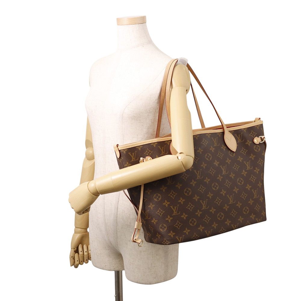 Louis Vuitton Tote Monogram Neverfull Inside Out Shoulder Bag 2-Way Reversible — view 4