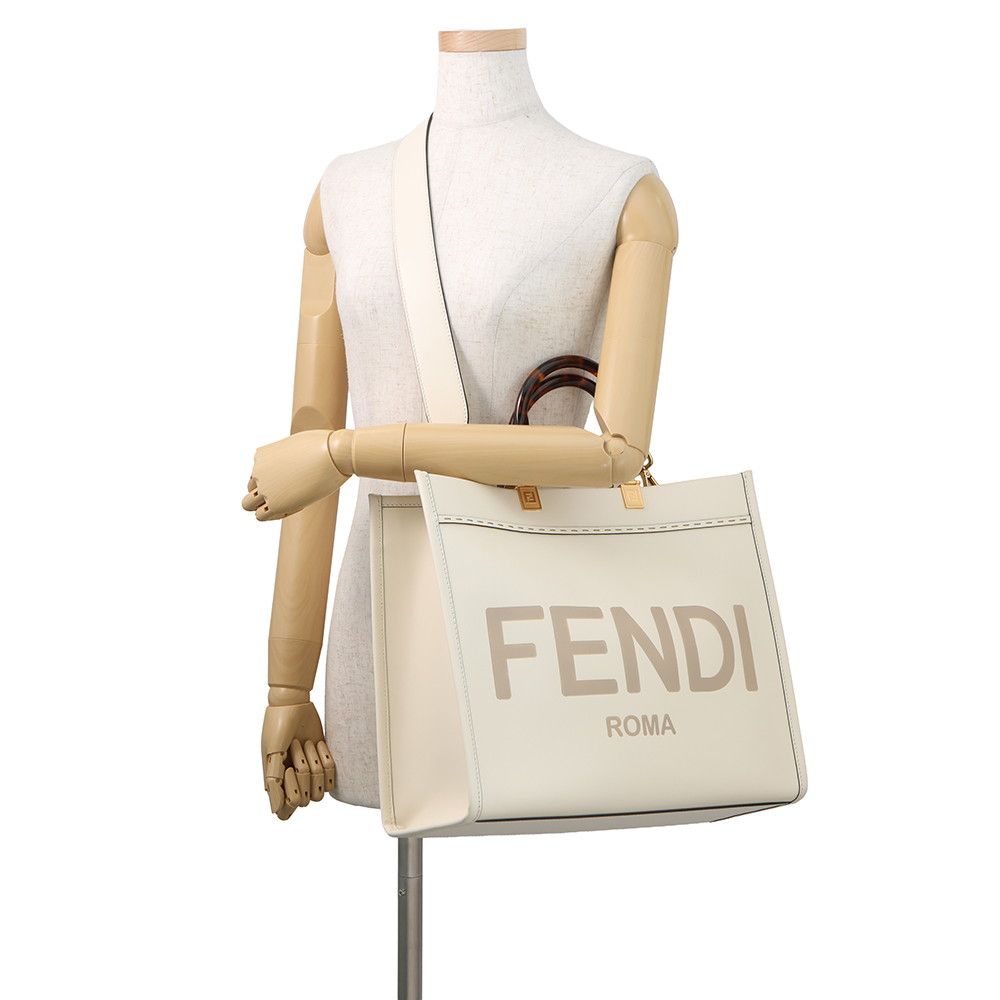Fendi Tote Sunshine Leather 2-Way Shoulder — view 5