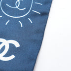 Chanel Scarf CC Logo All Over Silk — view 7